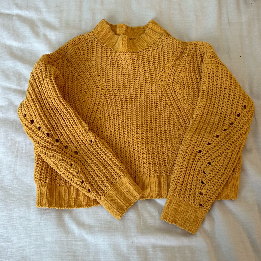 Hollister annoyed Sweater Mustard Yellow | Size S
